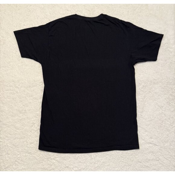 VTG Pokemon Game Freak Bulbasaur Floral T Shirt Sz Large Black Green 100% Co - Picture 2 of 6